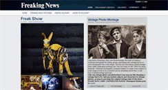 Desktop Screenshot of freakingnews.com